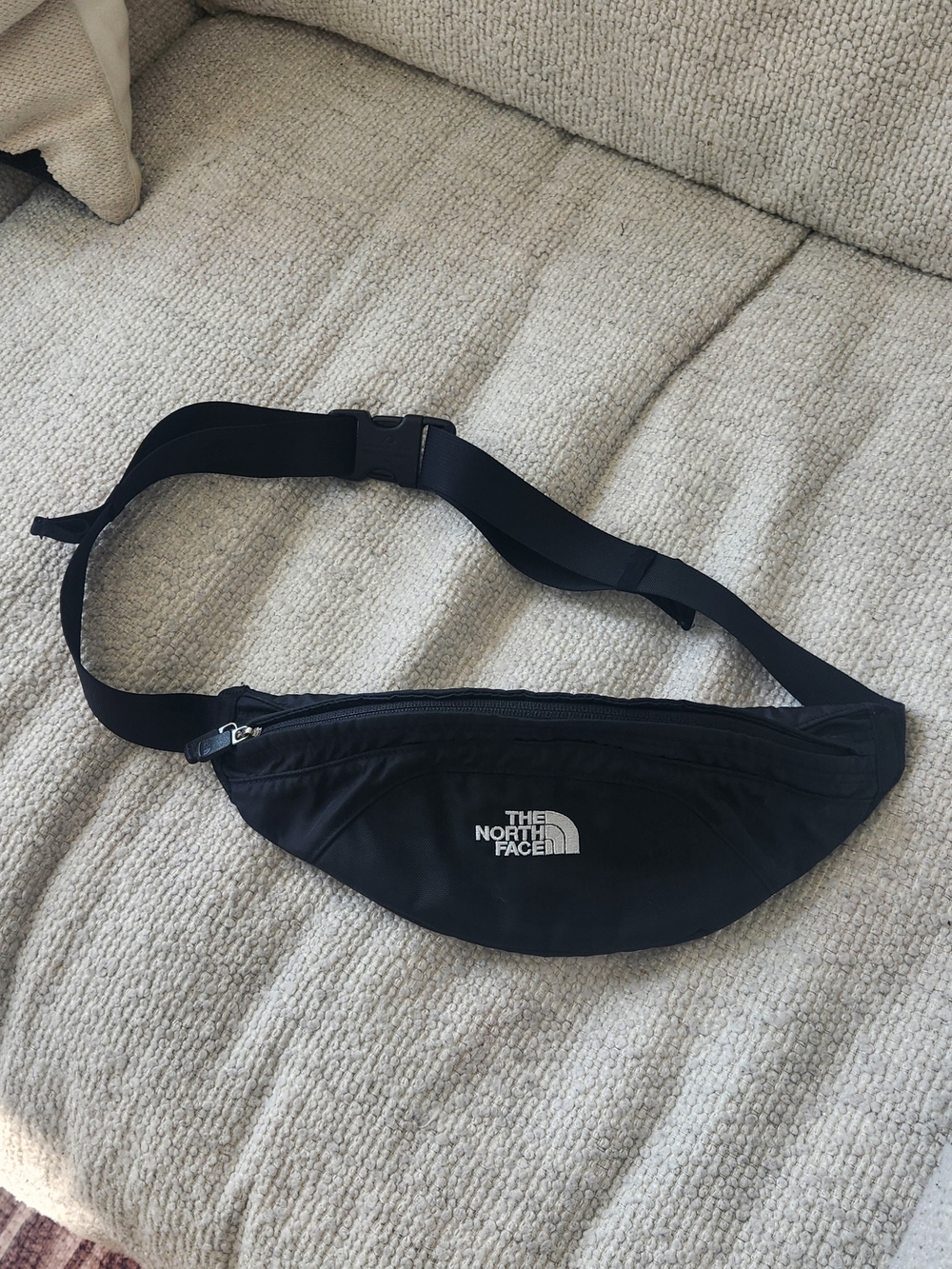 The North Face Black Hip Pack with Logo